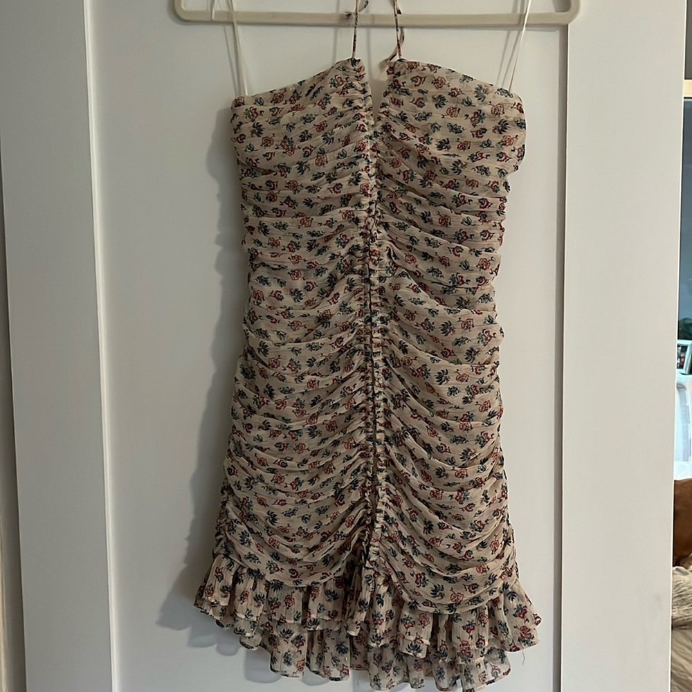 Zara floral mini dress
